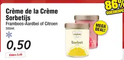 Budget Food Crème de la Crème Sorbetijs aanbieding