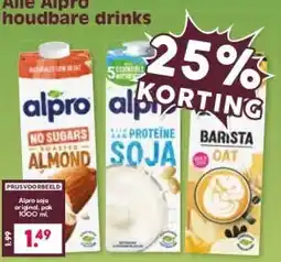 Boon`s Markt Alle Alpro houdbare drinks aanbieding