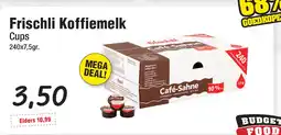 Budget Food Frischli Koffiemelk Cups aanbieding