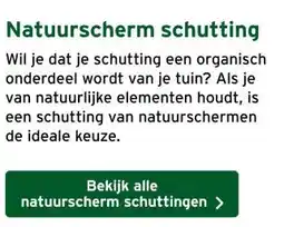 GAMMA Natuurscherm schutting aanbieding