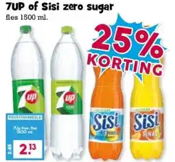 Boon`s Markt 7UP of Sisi zero sugar aanbieding