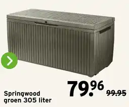 GAMMA Springwood groen aanbieding