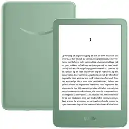MediaMarkt Amazon Kindle (2024) - 6 Inch 16 Gb Matcha Green aanbieding