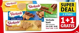 Hoogvliet Verkade koek aanbieding