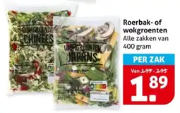 Hoogvliet Roerbak of Wokgroenten aanbieding