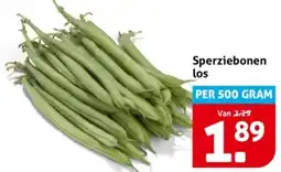 Hoogvliet Sperziebonen Los aanbieding