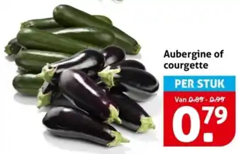 Hoogvliet Aubergine of courgette aanbieding