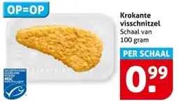 Hoogvliet Krokante visschnitzel aanbieding