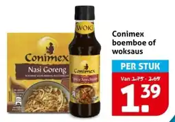 Hoogvliet Conimex boemboe of woksaus aanbieding