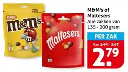 Hoogvliet M&M's of Maltesers aanbieding
