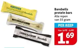 Hoogvliet Barebells protein bars aanbieding