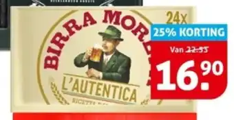 Hoogvliet Birra Moretti aanbieding