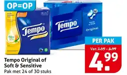 Hoogvliet Tempo Original of Soft & Sensitive aanbieding