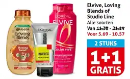 Hoogvliet Elvive, Loving Blends of Studio Line aanbieding