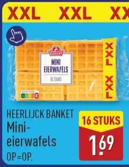 ALDI Mini eierwafels aanbieding