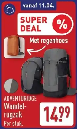 ALDI Wandel rugzak aanbieding