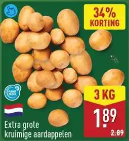 ALDI Extra grote kruimige aardappelen aanbieding