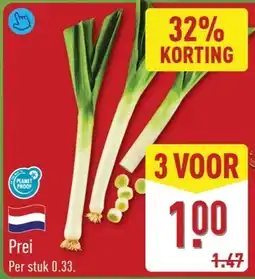 ALDI Prei aanbieding