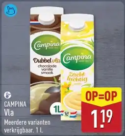 ALDI Campina vla aanbieding
