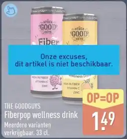 ALDI Fiberpop wellness drink aanbieding