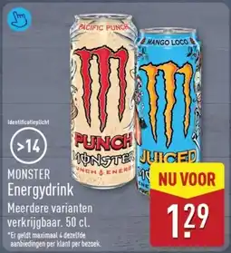 ALDI Monster Energydrink aanbieding