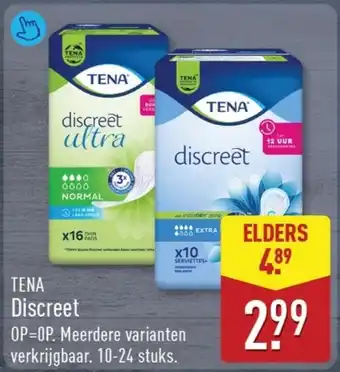 ALDI Tena Discreet aanbieding
