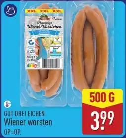 ALDI Wiener worsten aanbieding