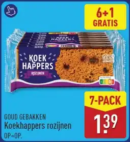 ALDI Koekhappers rozijnen aanbieding
