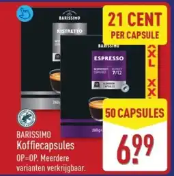 ALDI Barissimo Koffiecapsules aanbieding