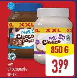 ALDI SAM Chocopasta aanbieding