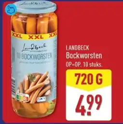 ALDI Landbeck bockworsten aanbieding