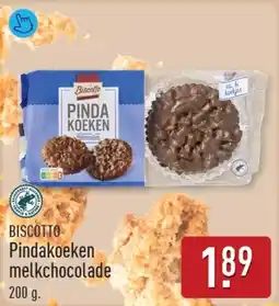 ALDI Biscotto pindakoeken melkchocolade aanbieding