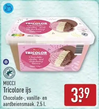 ALDI Mucci Tricolore ijs aanbieding