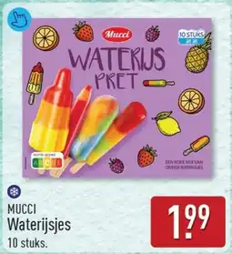 ALDI Mucci Waterijsjes aanbieding