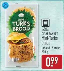 ALDI Mini-Turks brood aanbieding