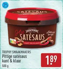 ALDI Pittige satésaus kant & klaar aanbieding