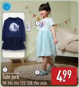 ALDI Tule jurk aanbieding