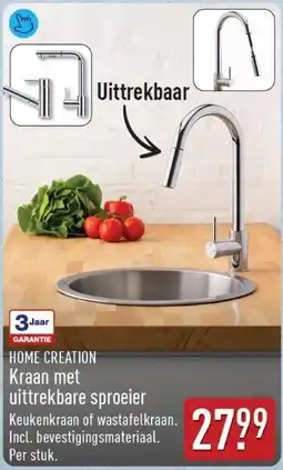 ALDI Kraan met uittrekbare sproeier aanbieding