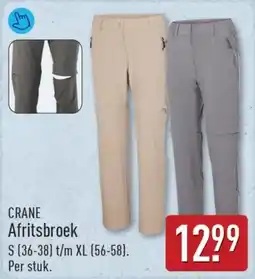 ALDI Crane afritsbroek aanbieding