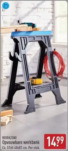 ALDI Workzone Opvouwbare werkbank aanbieding