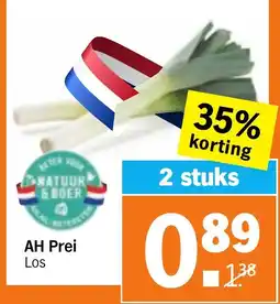 Albert Heijn AH Prei aanbieding