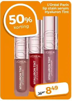 Trekpleister L'Oréal Paris lip stain serum aanbieding