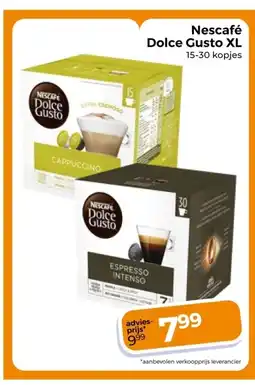 Trekpleister Nescafé Dolce Gusto XL aanbieding