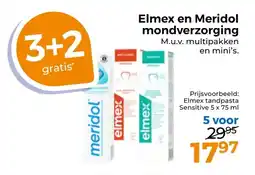 Trekpleister Elmex en Meridol mondverzorging aanbieding