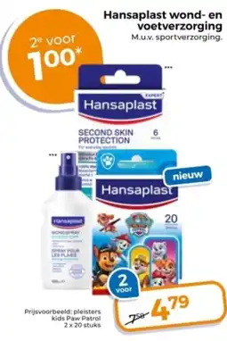 Trekpleister Hansaplast wond en voetverzorging aanbieding