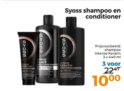 Trekpleister Syoss shampoo en conditioner aanbieding