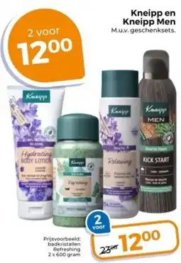 Trekpleister Kneipp en Kneipp Men aanbieding