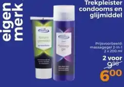 Trekpleister Trekpleister condooms en glijmiddel aanbieding