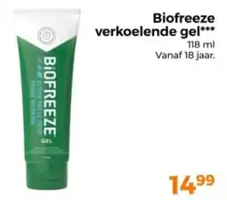 Trekpleister Biofreeze verkoelende gel aanbieding