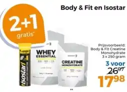 Trekpleister Body & Fit en Isostar aanbieding